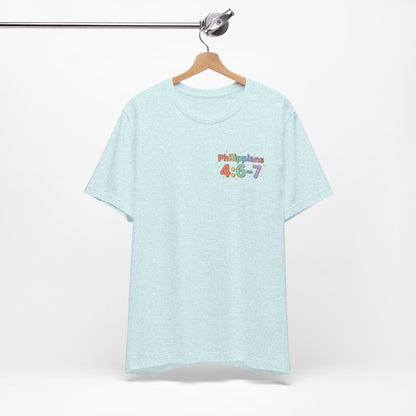 Philippians 4:6-7 Scripture T-Shirt | Bible Verse Tee, Prayer and Thanksgiving Design