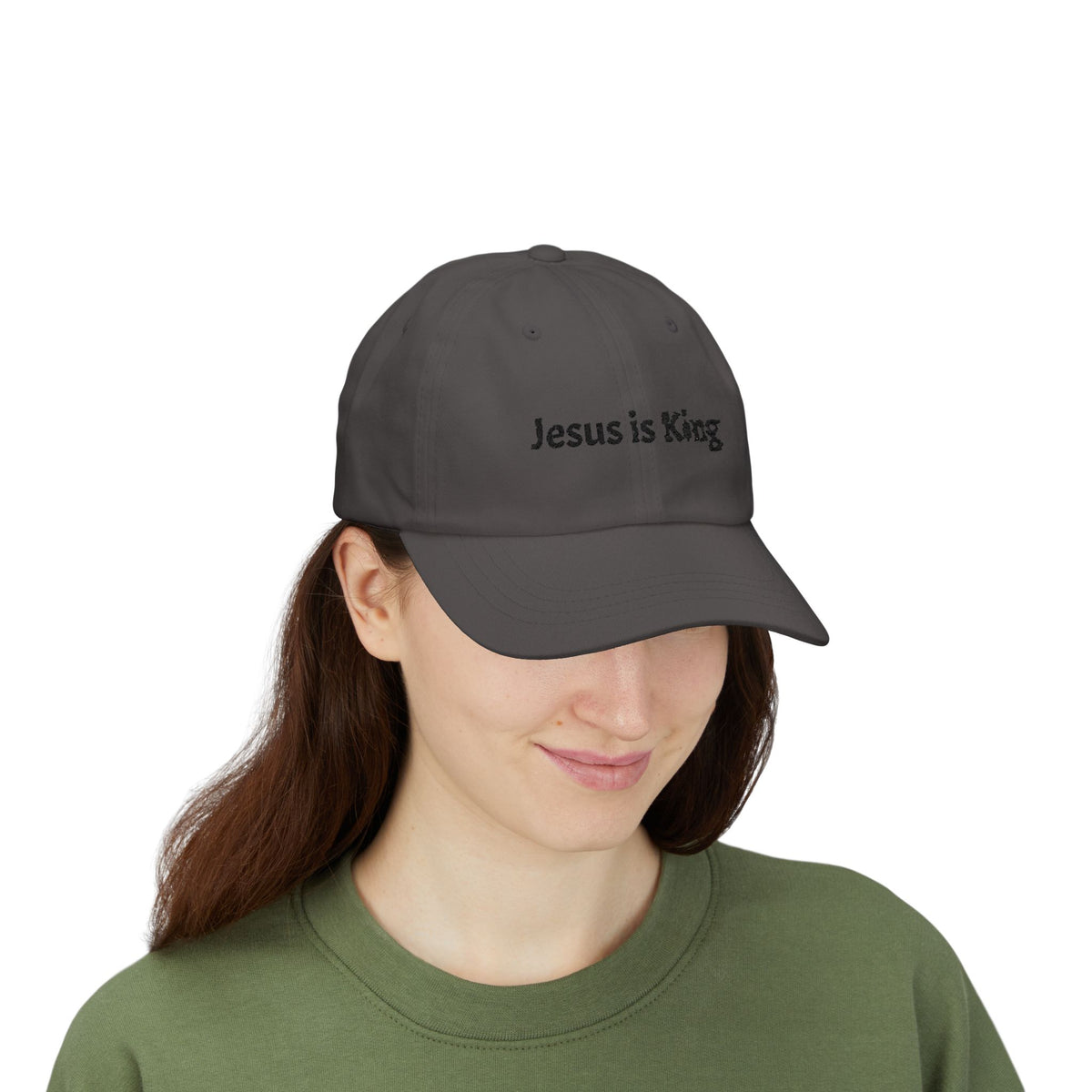 Jesus Is King Dad Cap | Christian Faith Baseball Hat