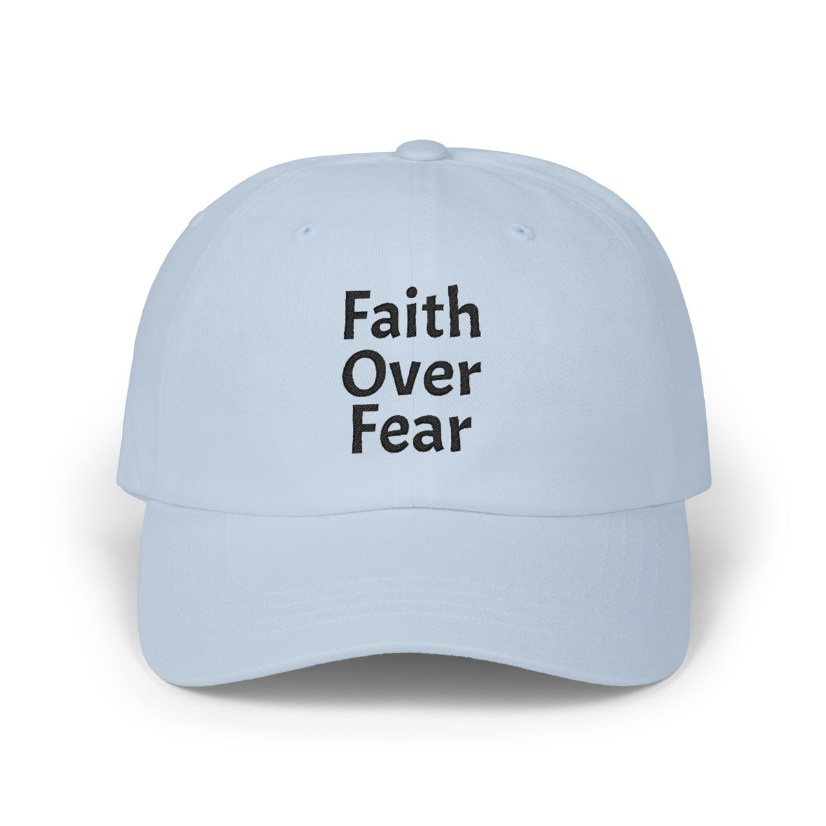 Faith Over Fear Dad Cap | Embroidered Christian Hat