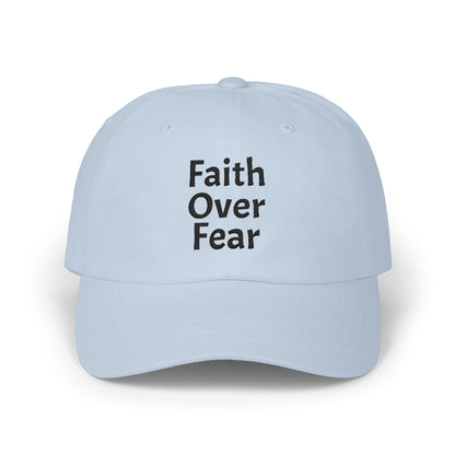 Faith Over Fear Dad Cap | Embroidered Christian Hat
