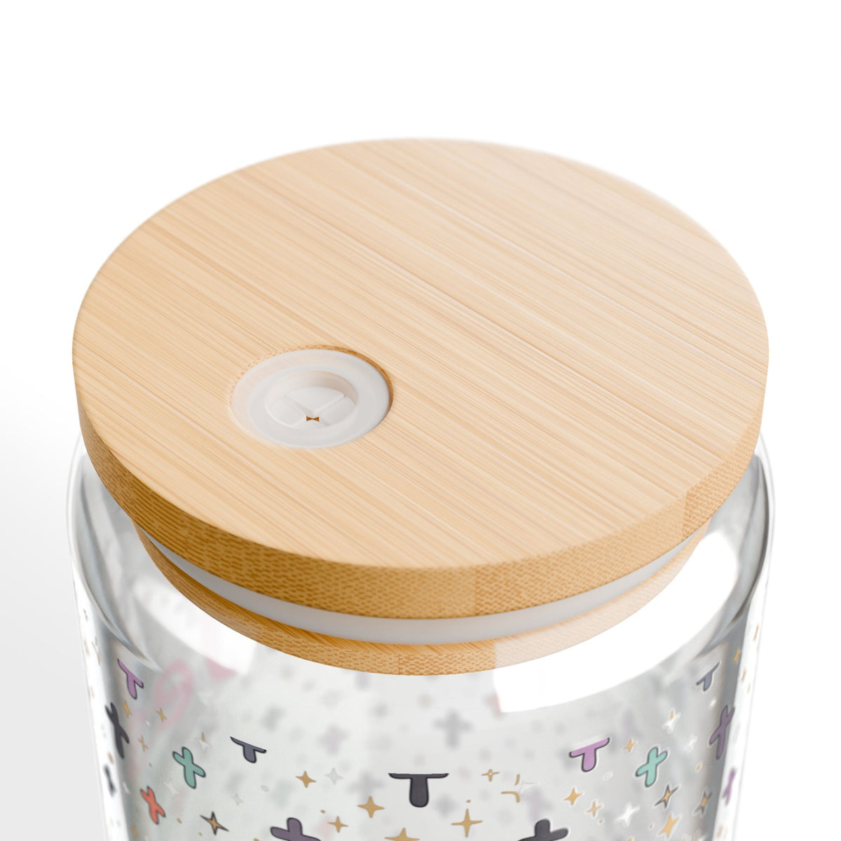 Jesus Loves You Sipper Glass | 16oz Cross Pattern Tumbler