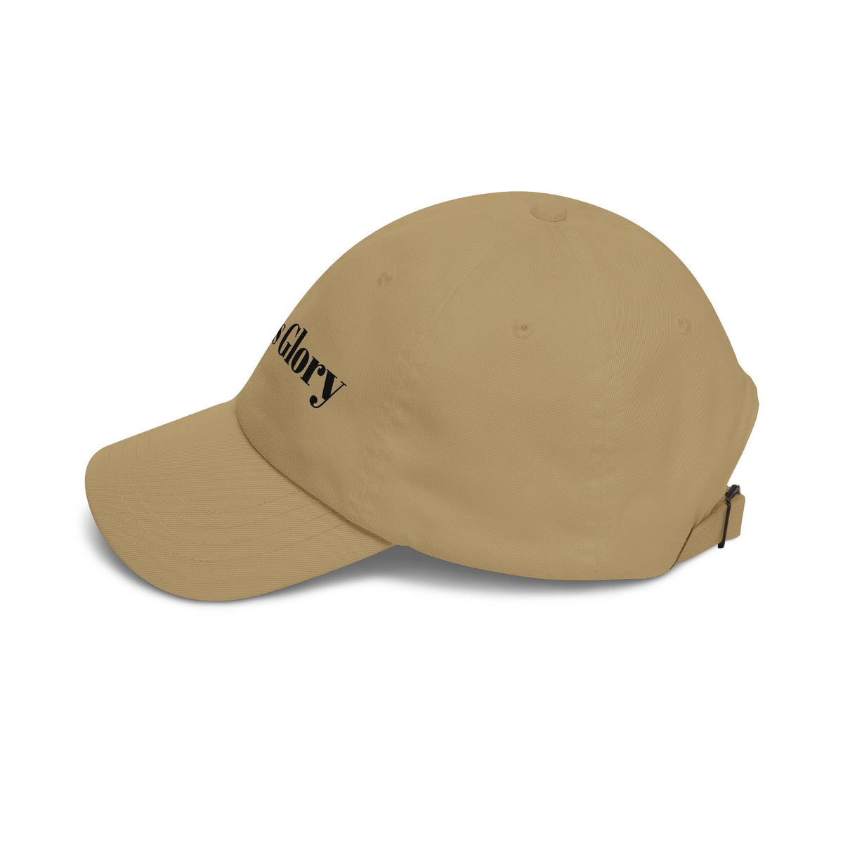 For His Glory Dad Cap | Christian Faith Embroidered Hat