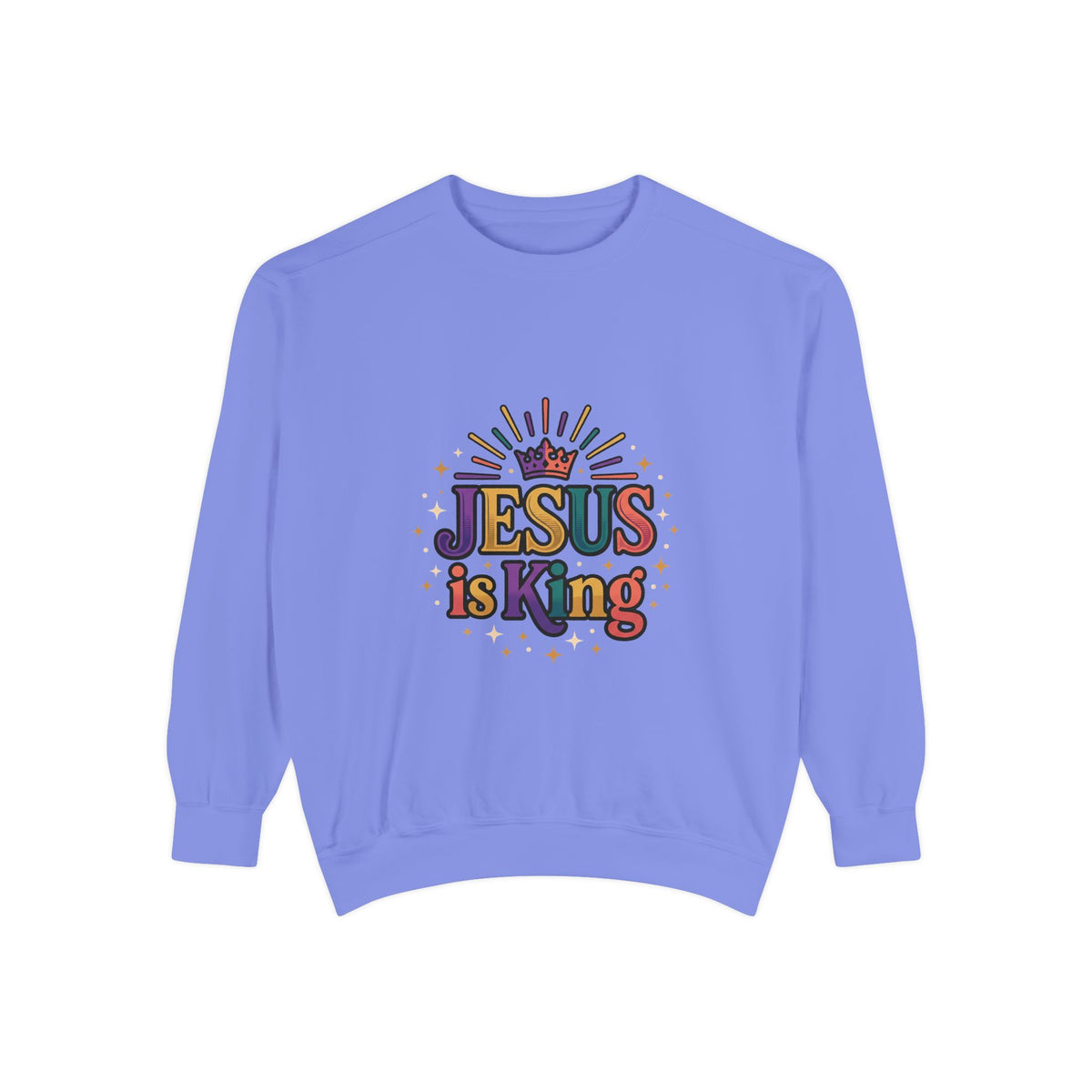 Jesus is King sweatshirt | Christian faith graphic crewneck