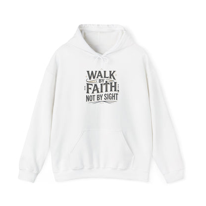 Walk By Faith Hoodie Christian Inspirational Pullover Sweatshirt Hoodie