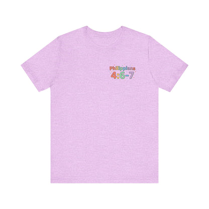 Philippians 4:6-7 Scripture T-Shirt | Bible Verse Tee, Prayer and Thanksgiving Design
