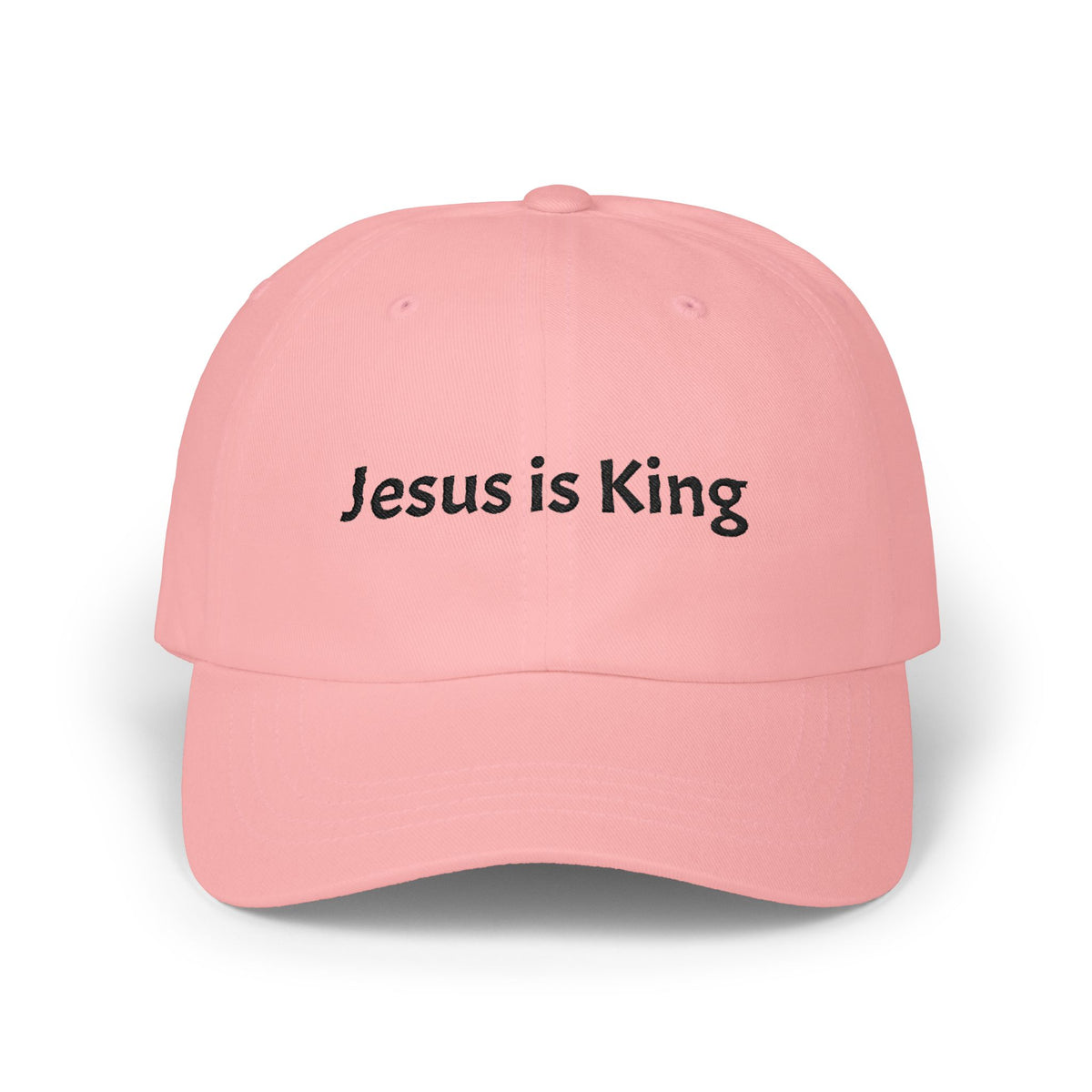 Jesus Is King Dad Cap | Christian Faith Baseball Hat