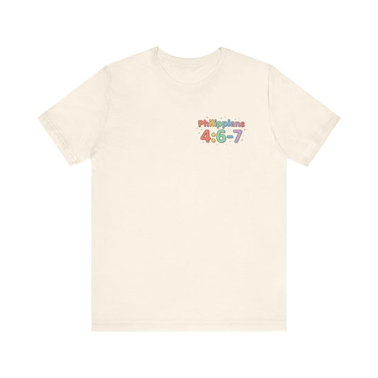 Philippians 4:6-7 Scripture T-Shirt | Bible Verse Tee, Prayer and Thanksgiving Design