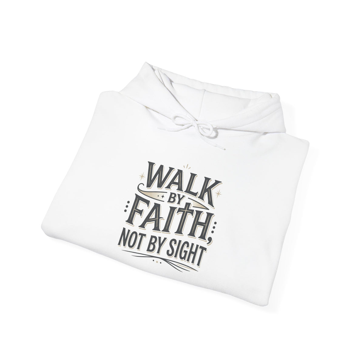 Walk By Faith Hoodie Christian Inspirational Pullover Sweatshirt Hoodie