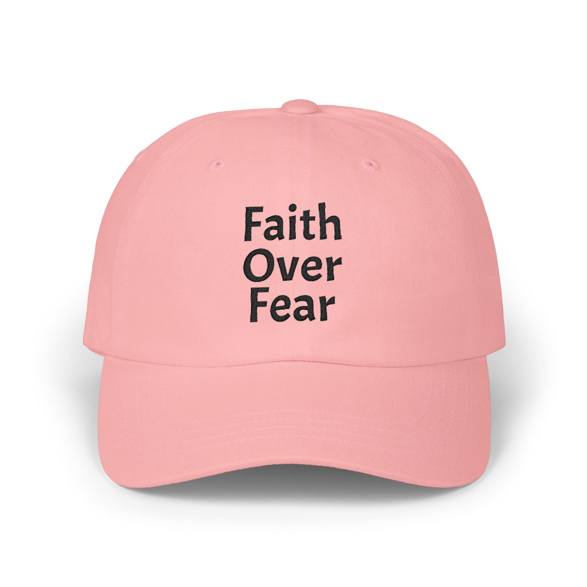 Faith Over Fear Dad Cap | Embroidered Christian Hat