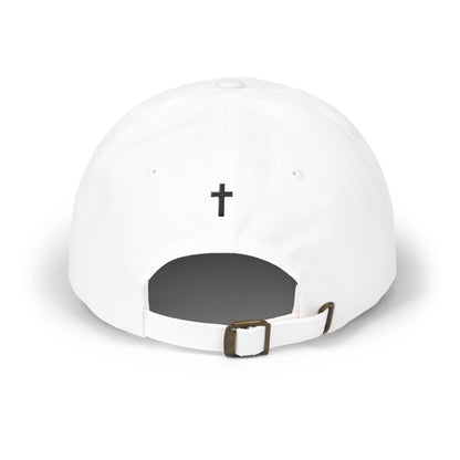 Not Today Satan Dad Cap — Embroidered Cross Baseball Hat Christian