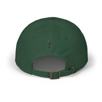 Not Today Satan Dad Cap — Embroidered Cross Baseball Hat Christian