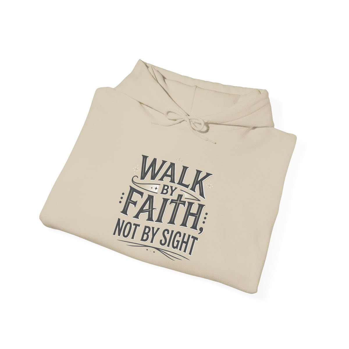 Walk By Faith Hoodie Christian Inspirational Pullover Sweatshirt Hoodie