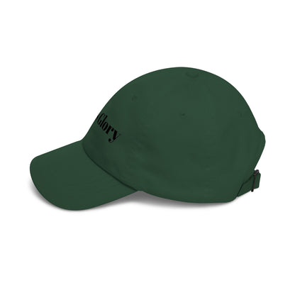 For His Glory Dad Cap | Christian Faith Embroidered Hat