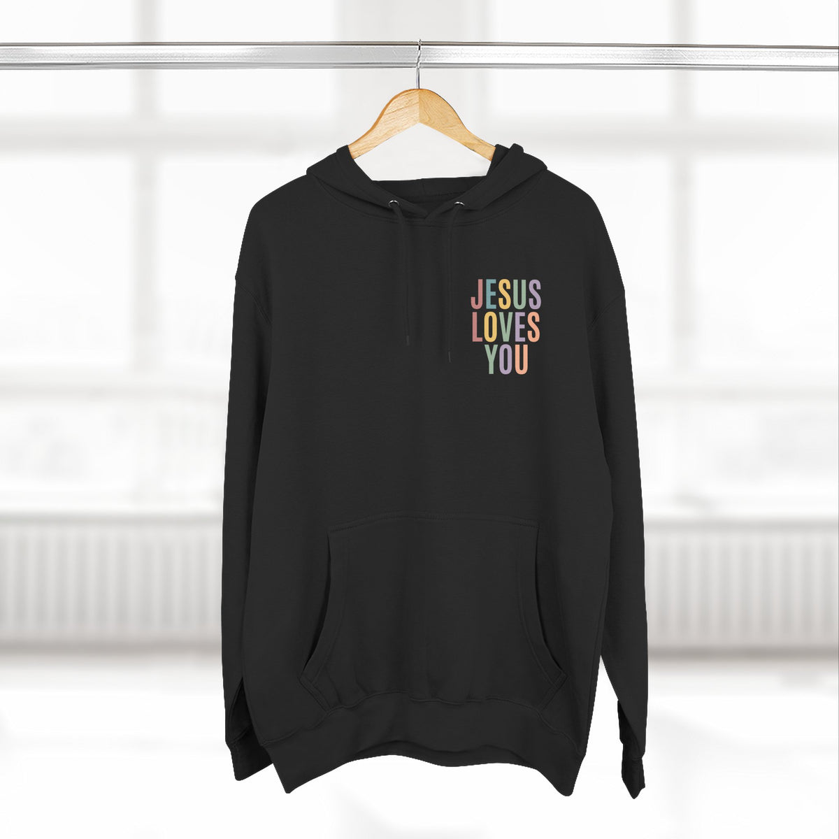 Jesus Loves You Hoodie| Pastel Faith Graphic Hoodie