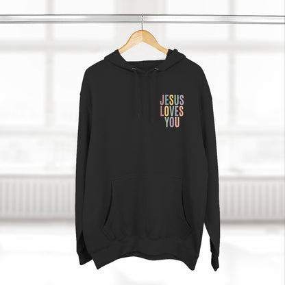 Jesus Loves You Hoodie| Pastel Faith Graphic Hoodie