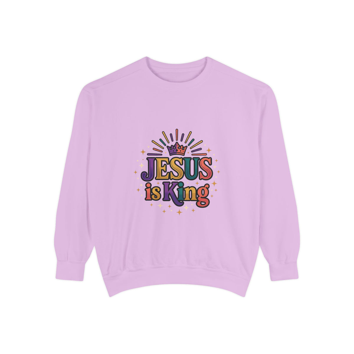 Jesus is King sweatshirt | Christian faith graphic crewneck