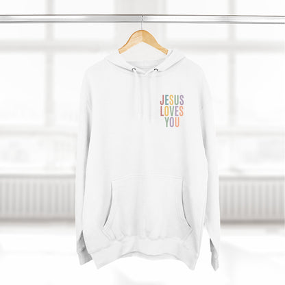 Jesus Loves You Hoodie| Pastel Faith Graphic Hoodie