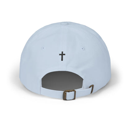 Not Today Satan Dad Cap — Embroidered Cross Baseball Hat Christian