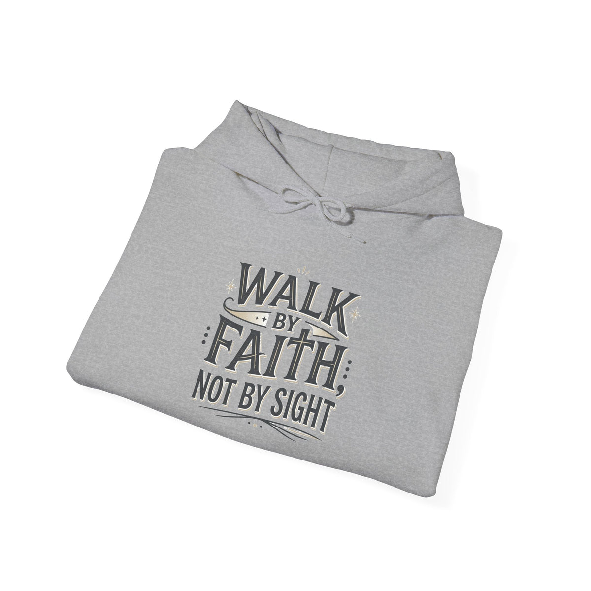 Walk By Faith Hoodie Christian Inspirational Pullover Sweatshirt Hoodie