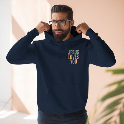Jesus Loves You Hoodie| Pastel Faith Graphic Hoodie