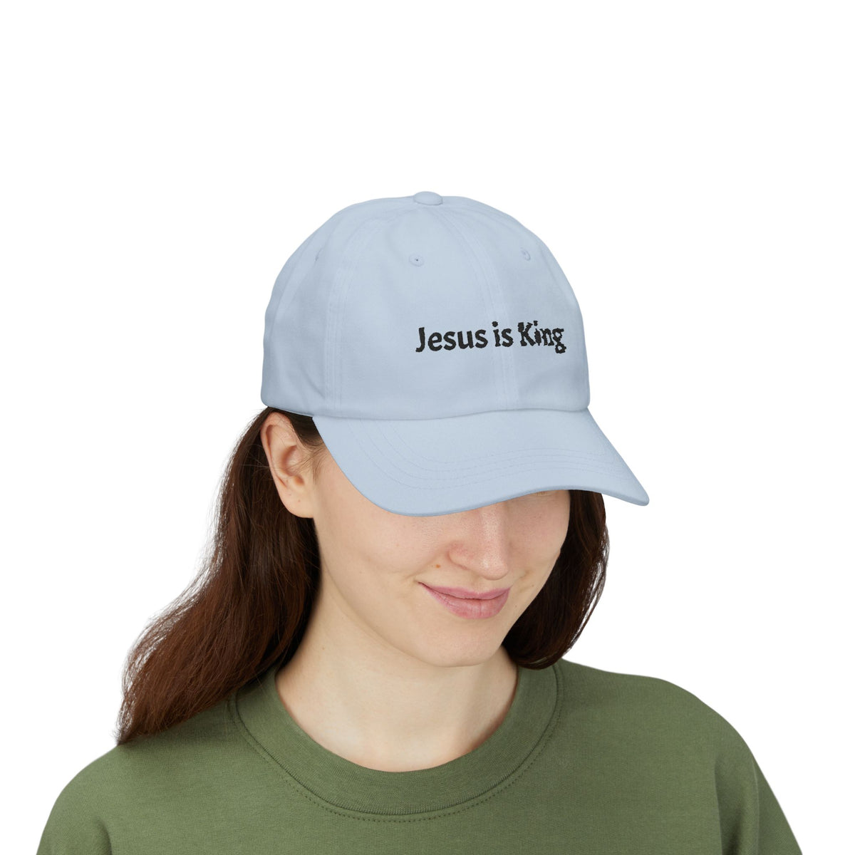 Jesus Is King Dad Cap | Christian Faith Baseball Hat