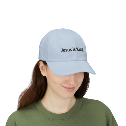 Jesus Is King Dad Cap | Christian Faith Baseball Hat